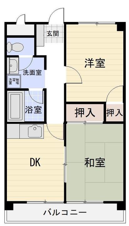 ベルトピア米子 Bの間取り
