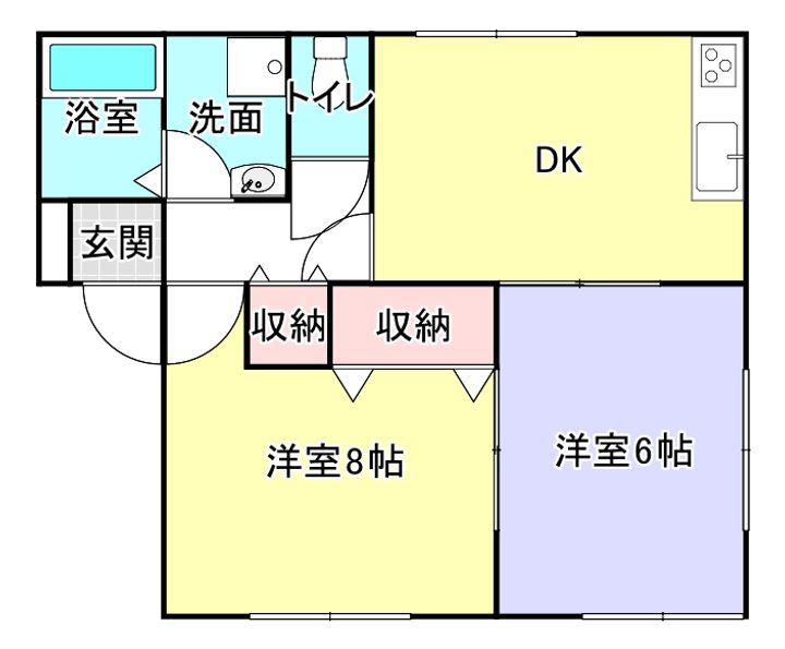 サンハイムASAOの間取り