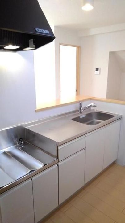 茨城県北茨城市中郷町上桜井(アパート)の賃貸物件のキッチン