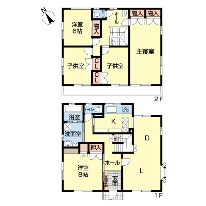 千葉県成田市公津の杜3(一戸建)の賃貸物件の間取り
