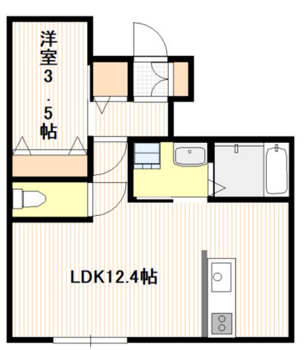 メゾン・エール玖波の間取り