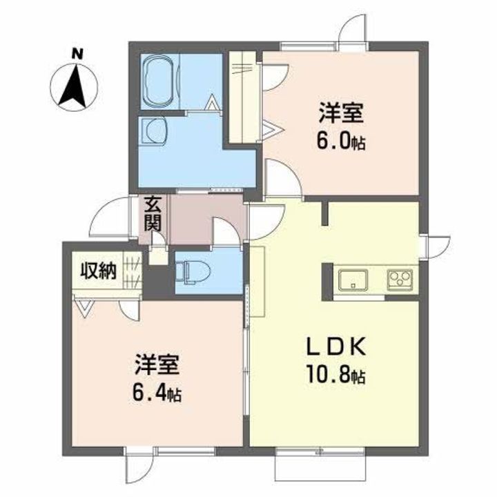 メゾンコスモスの間取り