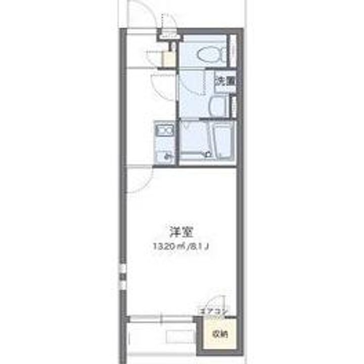 岐阜県多治見市陶元町(アパート)の賃貸物件の間取り