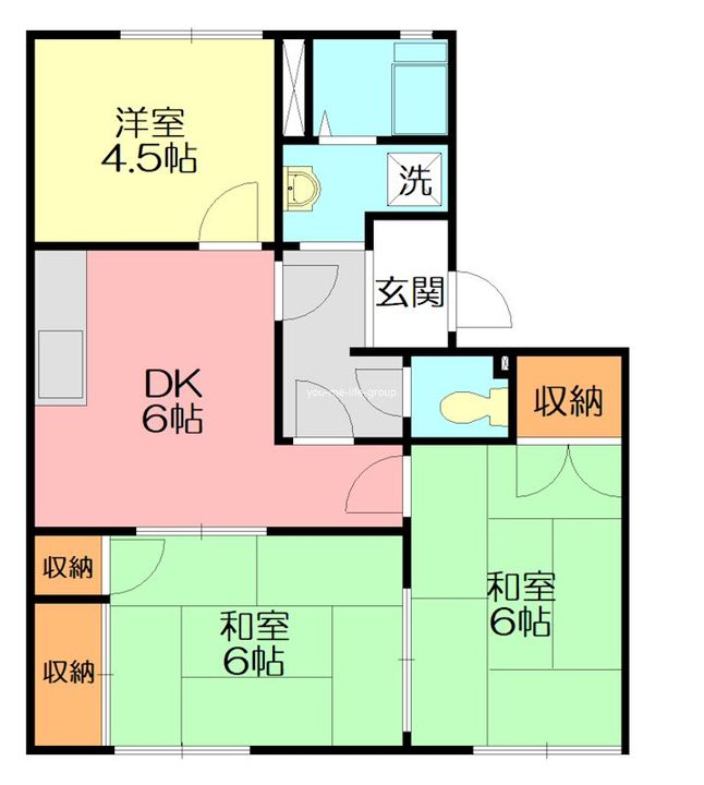 神奈川県足柄上郡松田町松田惣領(アパート)の賃貸物件の間取り