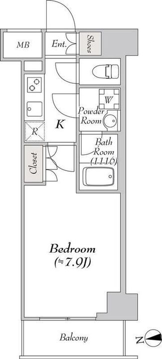 ミリアレジデンス浅草橋の間取り