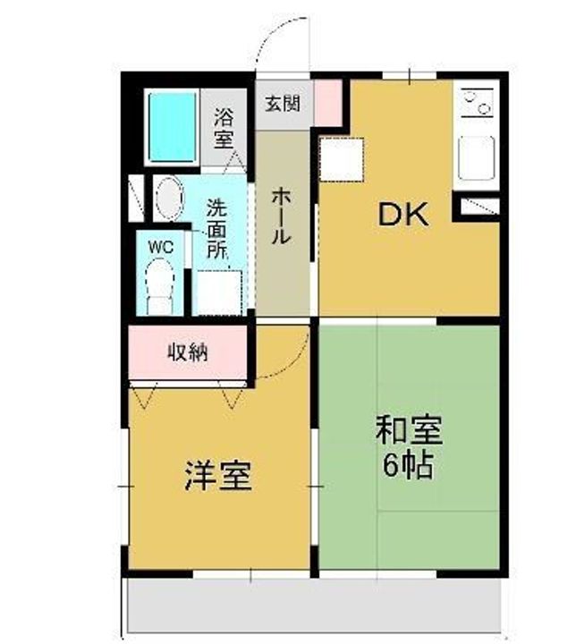 ハイムカトレアB棟の間取り