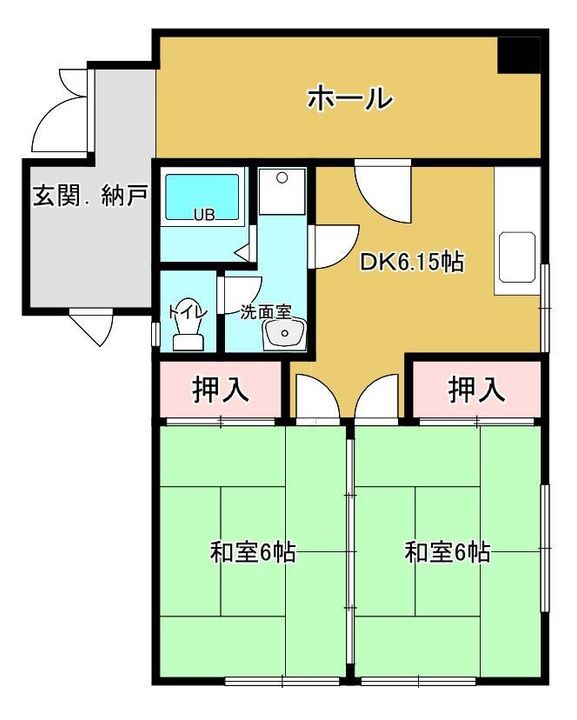 コーポ大安の間取り