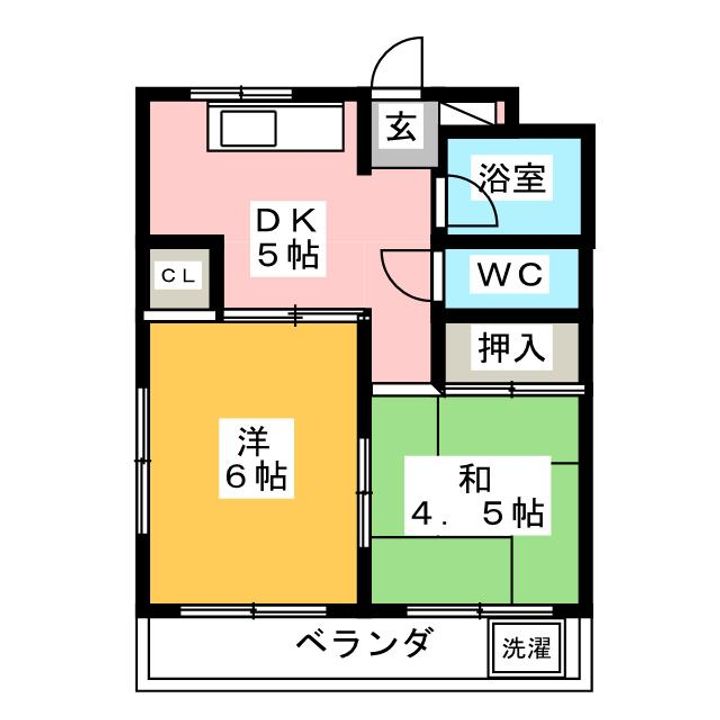 第3吉岡マンションの間取り