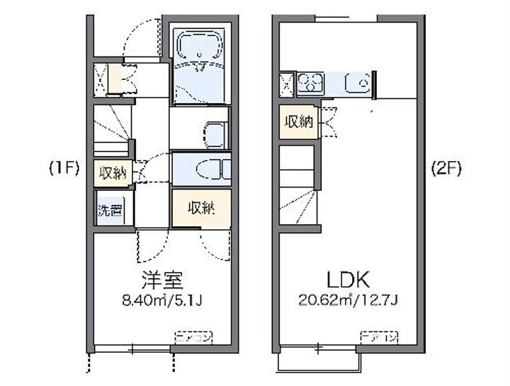 レオネクストカイトIIの間取り