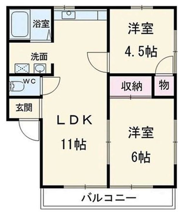 さくらハイツの間取り