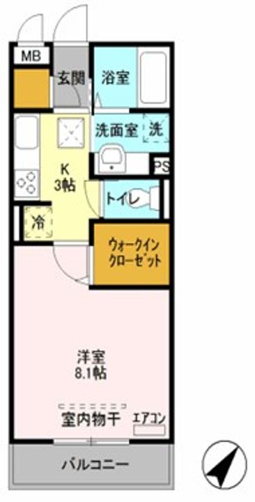 フローラの間取り