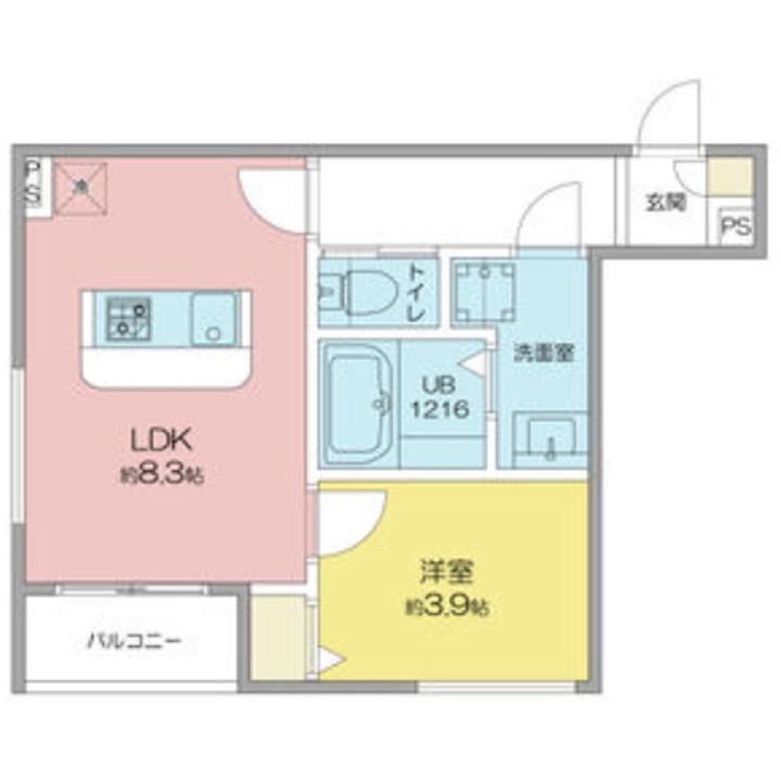 愛知県知立市中町家下(アパート)の賃貸物件の間取り