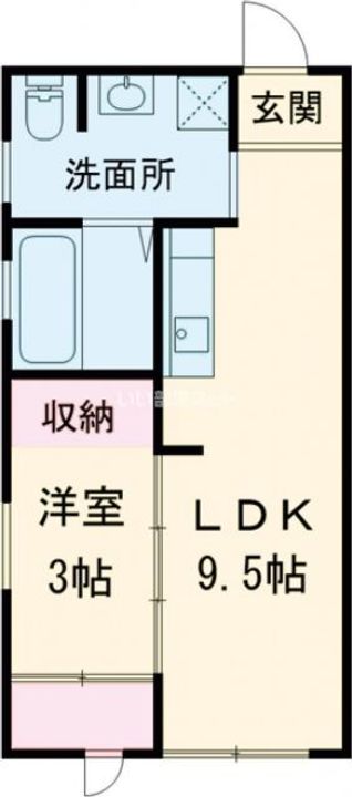 和歌山県和歌山市古屋(アパート)の賃貸物件の間取り