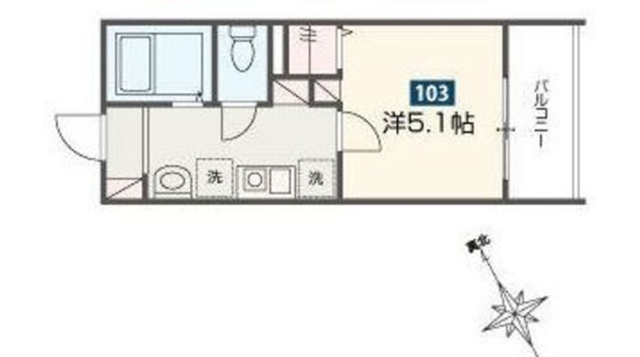 MELDIAかしわ台IIIの間取り
