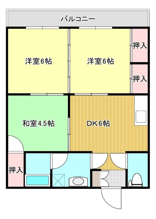 第一葵コーポの間取り
