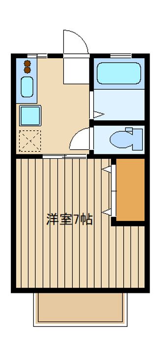 東京都練馬区貫井3(アパート)の賃貸物件の間取り