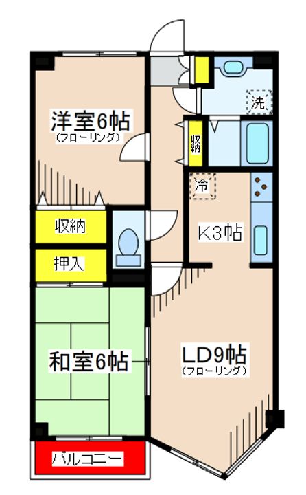 シャトウアドニスの間取り