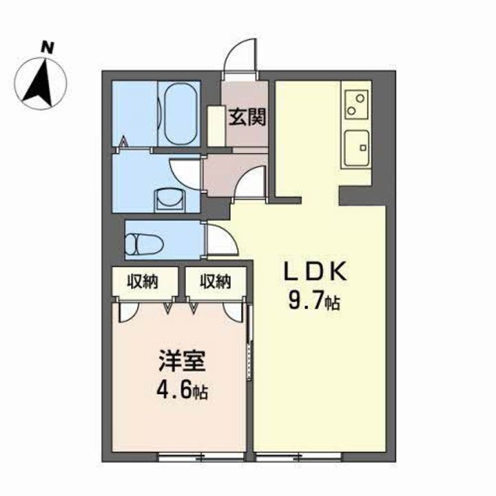 ハイムKの間取り