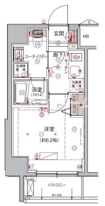 ハーモニーレジデンス大森ウエストの間取り