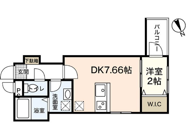 セブンプロート五日市リバーサイドIIの間取り