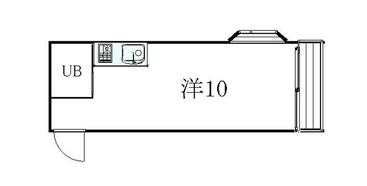 京都府京都市北区衣笠赤阪町(マンション)の賃貸物件の間取り