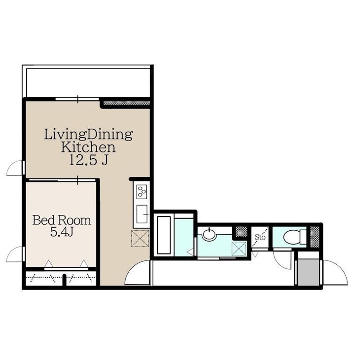 AZA DENJOの間取り