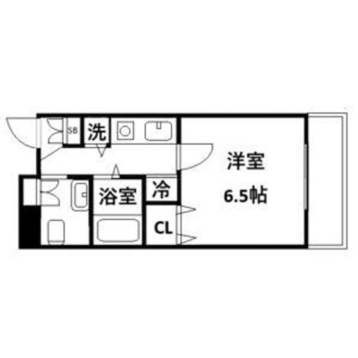 ジュネス東住吉の間取り