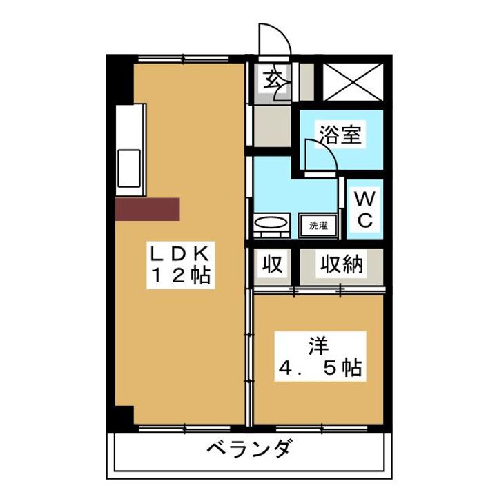 大和田ハイツの間取り