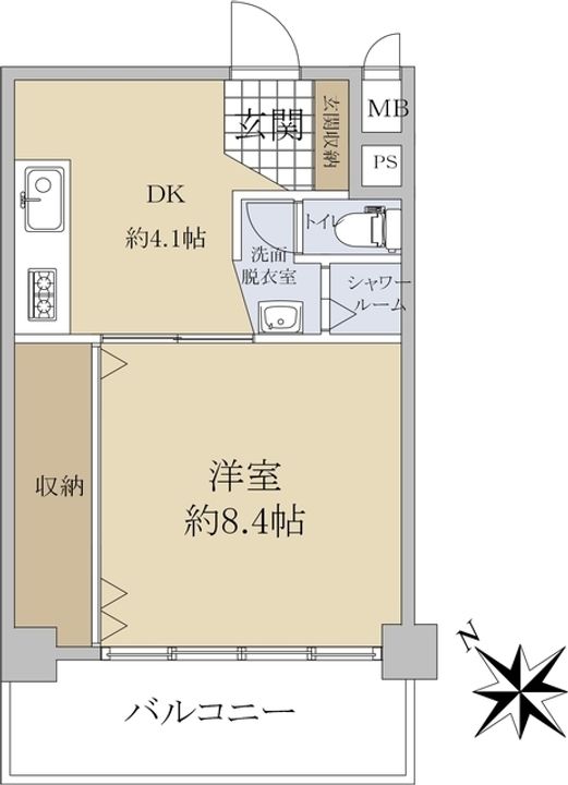 サンパークマンション本郷の間取り