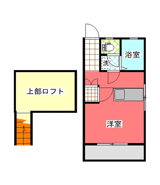 静岡県榛原郡吉田町川尻(アパート)の賃貸物件の間取り