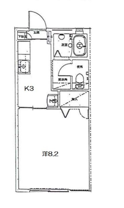 熊本県合志市幾久富(アパート)の賃貸物件の間取り