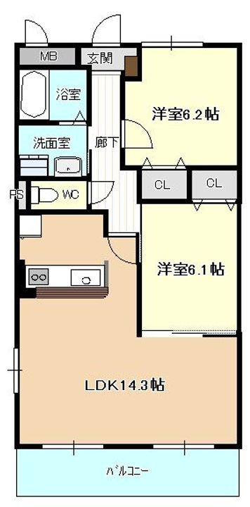 トロルリーベの間取り