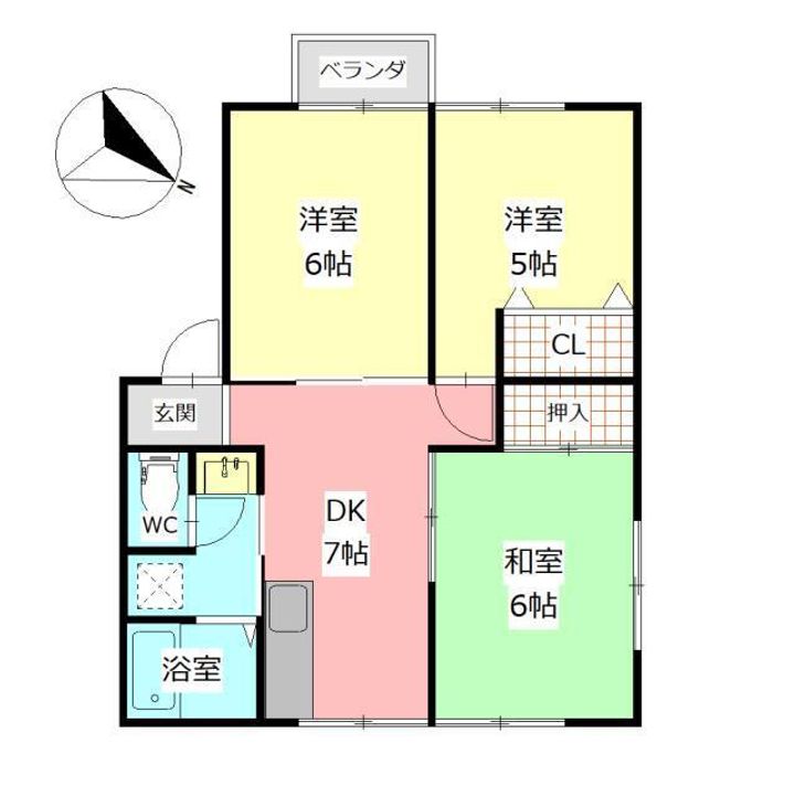 コーポみやまえの間取り