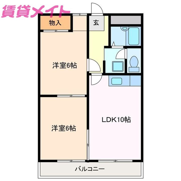 コーポラス須賀の間取り