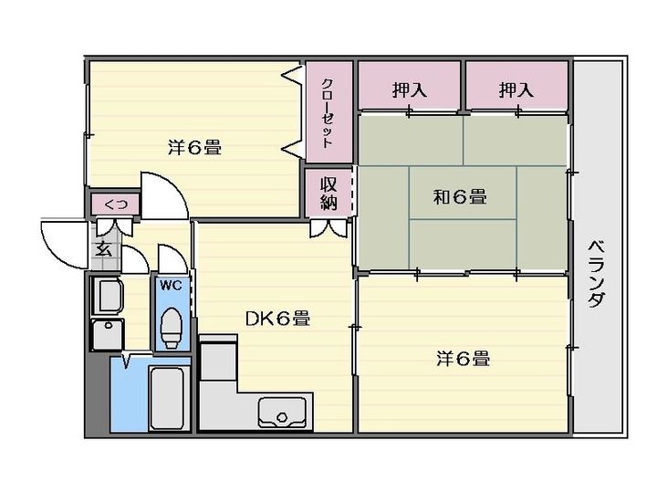 フローレンス吉野IIの間取り