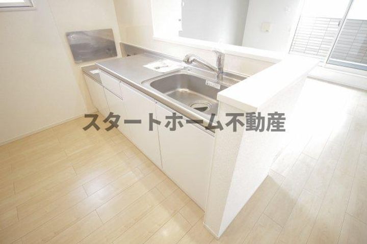 徳島県徳島市南庄町5(アパート)の賃貸物件のキッチン