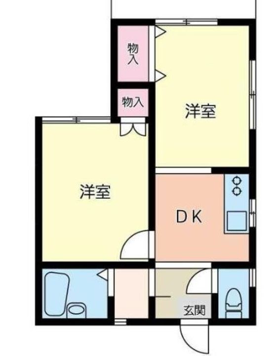 レオパレス衣笠 第16の間取り