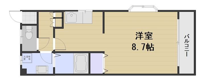 スバル神田の間取り