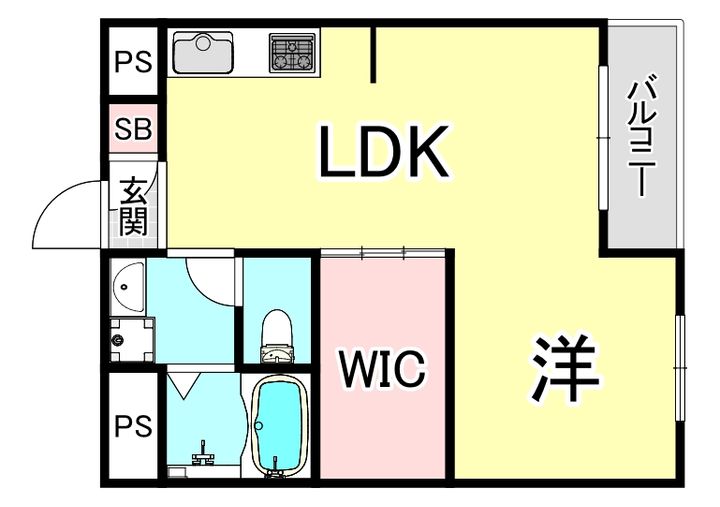 兵庫県神戸市垂水区瑞ケ丘(マンション)の賃貸物件の間取り