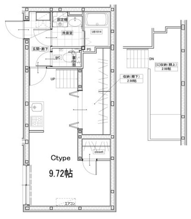 東京都墨田区東向島3(アパート)の賃貸物件の間取り