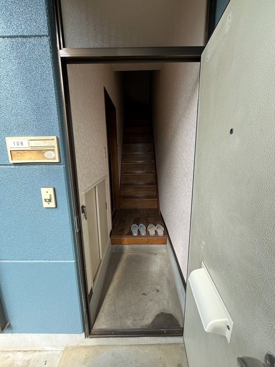 スカイレジデンスの玄関
