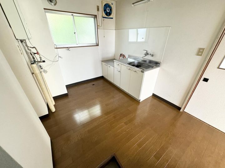 福島県郡山市富久山町久保田字愛宕(アパート)の賃貸物件のキッチン