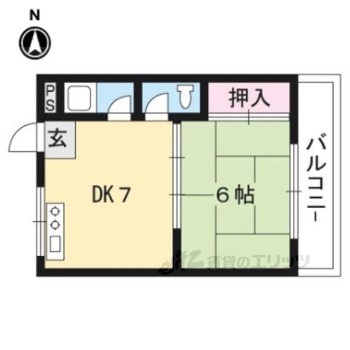 榊田マンションの間取り