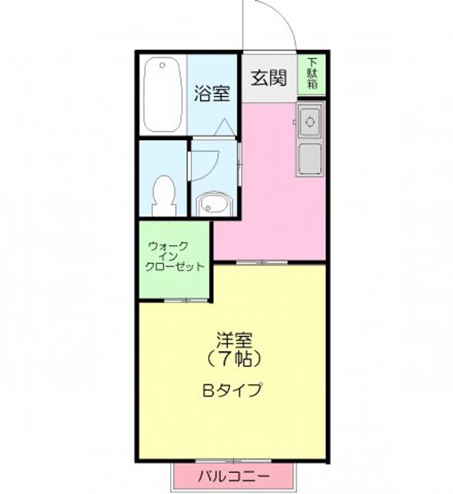 グランデソーニョA棟の間取り