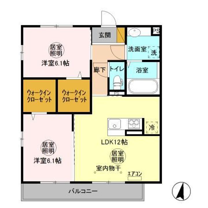 フォレストメゾン鉢形台の間取り