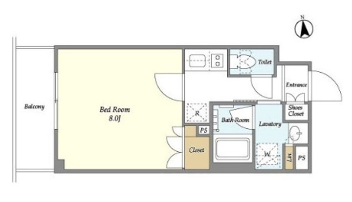 東京都足立区梅島2(マンション)の賃貸物件の間取り