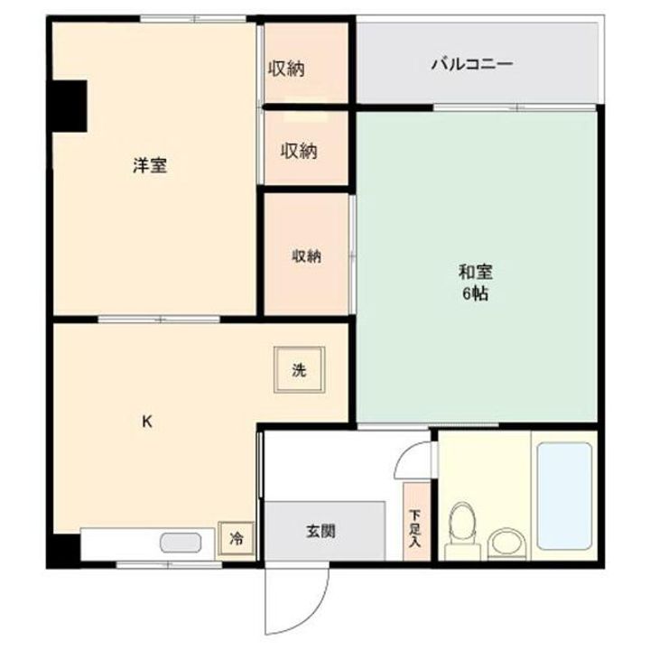 神奈川県座間市相模が丘5(マンション)の賃貸物件の間取り