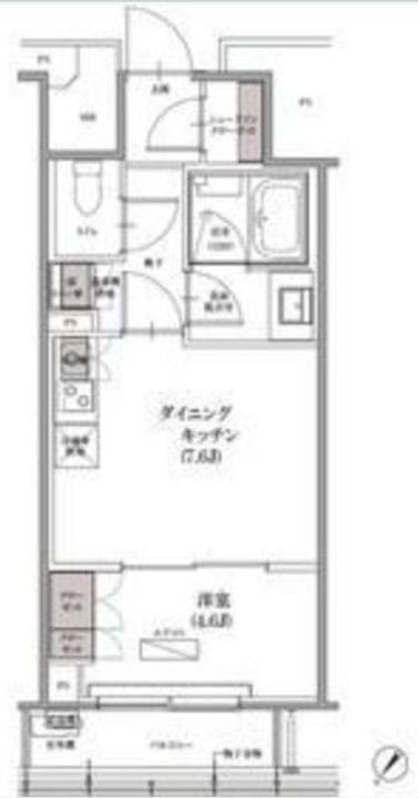 SKナインティ門前仲町の間取り