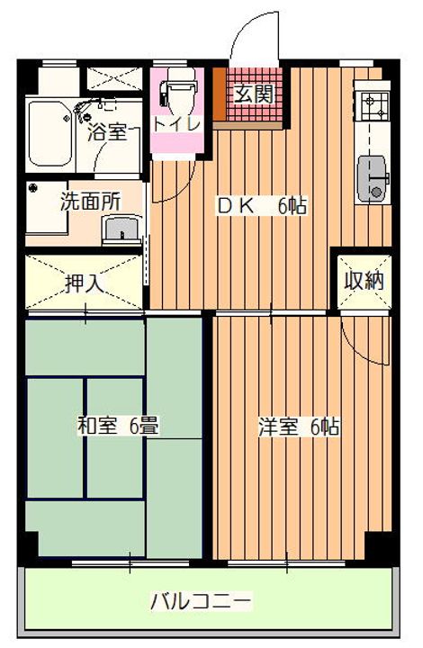 田中マンションの間取り