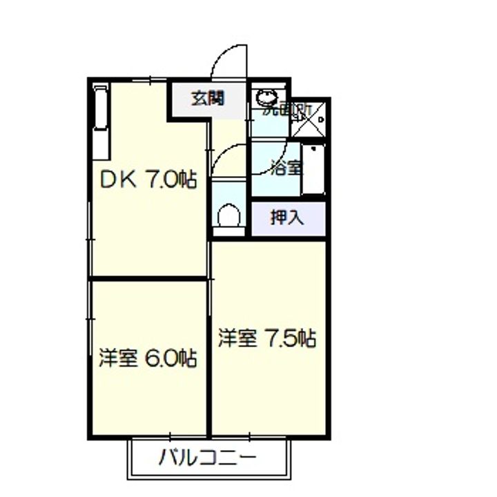 LINO折立Aの間取り